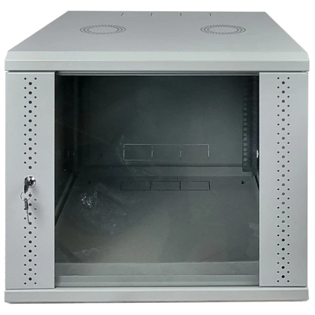 EServer 9U 600х600х503 скло, сіра Шафа фото 1