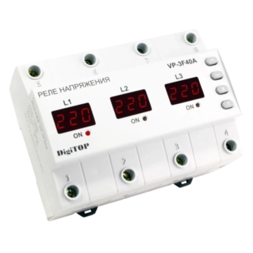 VP-3F40A DigiTop Реле напряжения