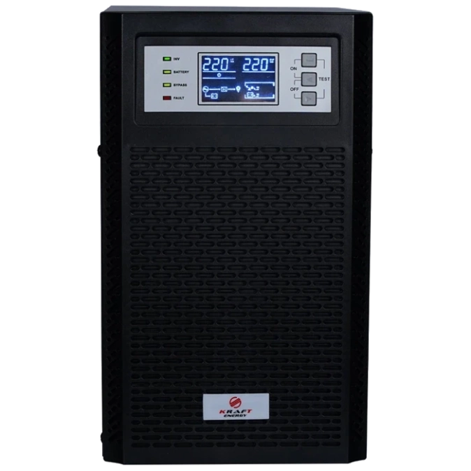 Kraft KRF-T10KVA/10KW(LCD)Ex Pro Online Джерело безперебійного живлення фото 1