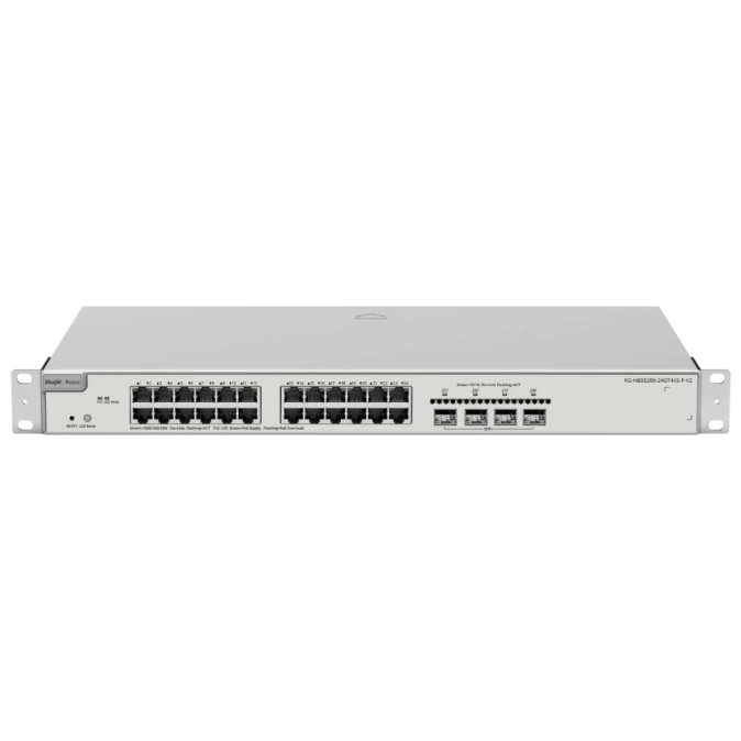 Ruijie Reyee RG-NBS5200-24GT4XS-P-V2 L3 POE Комутатор 24 порти керований фото 1
