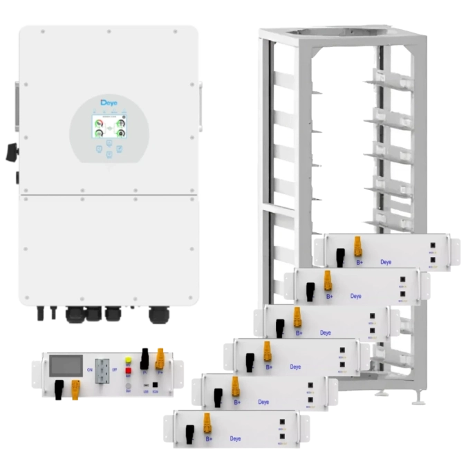 Deye SUN-15K-SG01HP3-EU-AM2 15кВт 30кВт•год Система безперебійного живлення трифазна фото 1