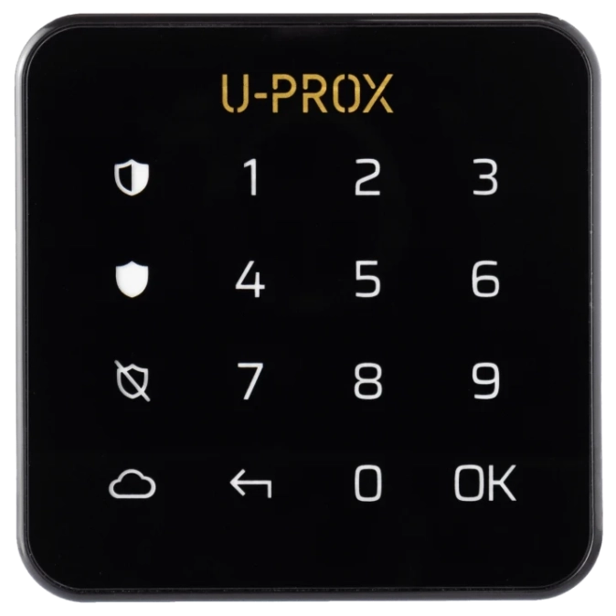 U-Prox Keypad G1 Black Беспроводная сенсорная клавиатура для одной группы