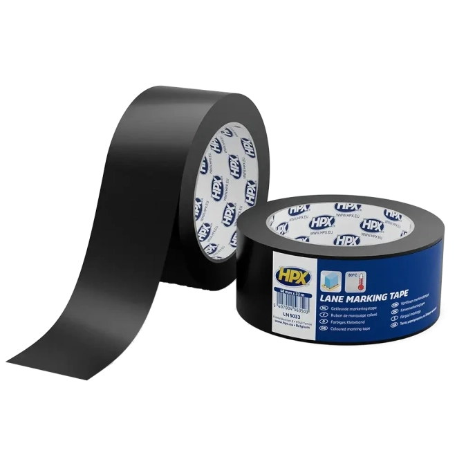 HPX LN5033 Lane Marking Tape 50мм x 33м Стрічка самоклеюча для маркування підлоги фото 1