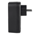 VIDEX ONCORD з/з 1п 2.4A 2USB+USB-C Black Мережевий адаптер з заземленням фото 2