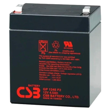 CSB GP1245F2 12В 4.5А•ч Аккумуляторная батарея