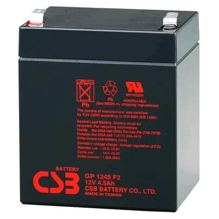 CSB GP1245F2 12В 4.5А•г Акумуляторна батарея