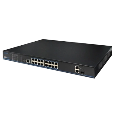 UTP3218TS-PSB 16 портів 10/100 Мбіт/с PoE+ 2 порти Gigabit RJ-45 (1 порт комбінований SFP)