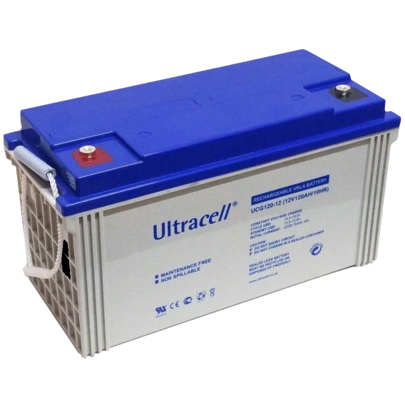 Ultracell UCG120-12 GEL 12 V 120 Ah Акумуляторна батарея фото 1