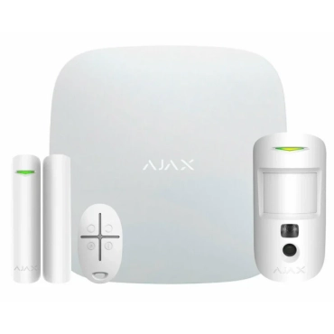 Ajax StarterKit Cam HDR white охранной сигнализации Комплект