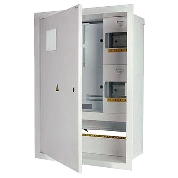 E.NEXT e.mbox.stand.w.f3.24.z Шафа металевий, під 3-ф. лічильник, 24 мод., що вбудовується, з замком фото 1