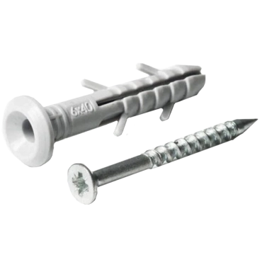 APRO SMTG-60060-C Дюбель-гвоздь быстрого монтажа полиэтиленовый гриб 6х60 (пач.100шт.)