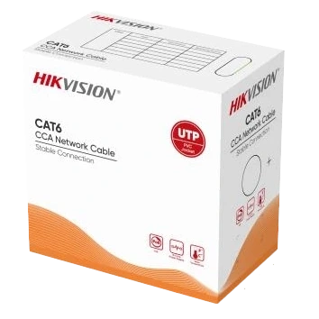 DS-1LN6UU/CCA CAT6 U/UTP grey (305м) Кабель Hikvision фото 1