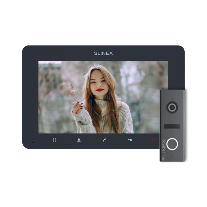 Slinex SM-07 Graphite + ML-17HD Graphite Комплект відеодомофона фото 1