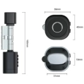 SEVEN LOCK SL-7774BF black (35-90мм) (циліндр) Біометричний замок фото 5