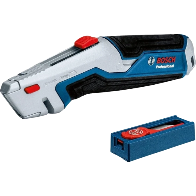 Bosch Professional (1600A027M5) 185 мм Висувний ніж та диспенсер із 10 лезами фото 1