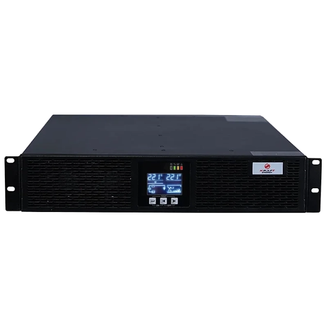 Kraft KRF-RM/2000VA/2KW/Ex Pro Online Джерело безперебійного живлення фото 1