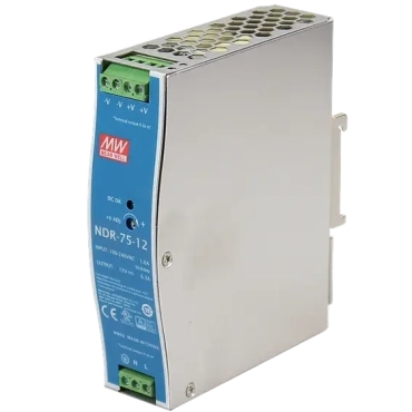Mean Well NDR-75-12 12В 6.3А Блок питания