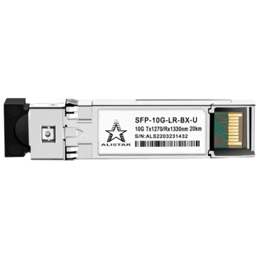 ALISTAR SFP-10G-LR-BX-U SFP+ 10G BASE-BX 1SM WDM LC 20KM TX1270/RX1330nm DOM Модуль