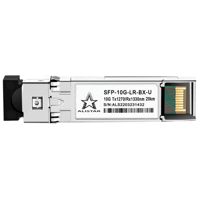 ALISTAR SFP-10G-LR-BX-U SFP+ 10G BASE-BX 1SM WDM LC 20KM TX1270/RX1330nm DOM Модуль