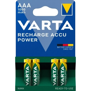 VARTA RECHARGEABLE ACCU 1000mAh Акумулятор AAA