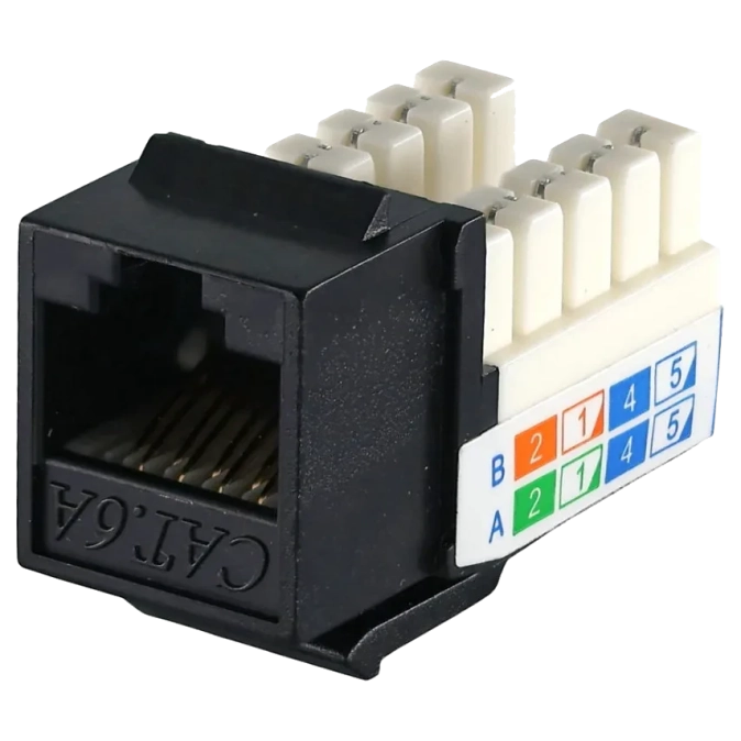 KeyStone RJ45 UTP, кат. 5e, 6, 6a, 110, Slim, W - 16.6 мм Модуль фото 1