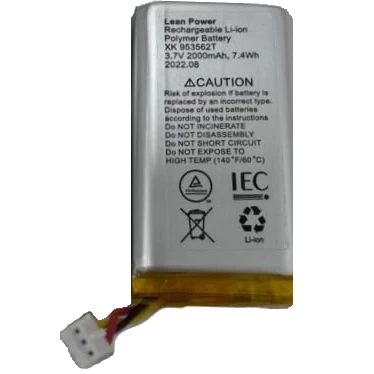 XK-953562T 3.7V 2000mA/3-х піновий Акумулятори Ajax Hub, Hub Plus, Hub 2, Rex фото 1