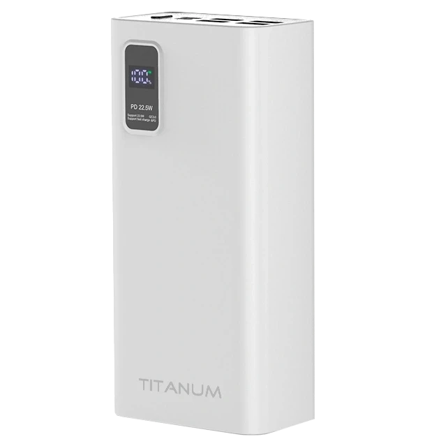 TITANUM 728S 30000mAh 22.5W White Повербанк фото 1
