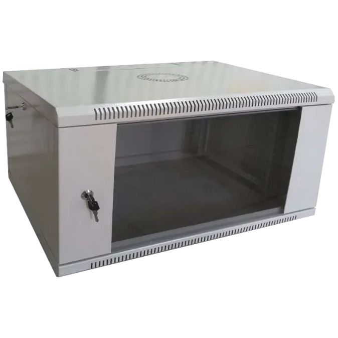 Hypernet WMNC-30-4U-FLAT 4U 600x300 Шафа коммутаційна настінна фото 1