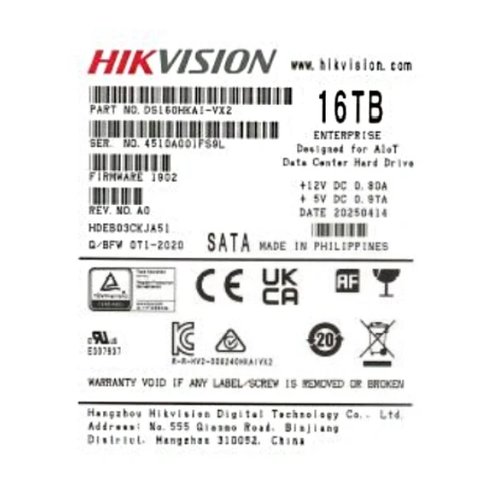 Hikvsion DS160HKAI-VX2 Жорсткий диск внутрішній фото 1