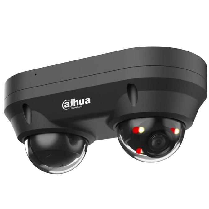 DH-IPC-HDBW2449F-AS-E2-IL-Black 2x4МП IP відеокамера Dahua