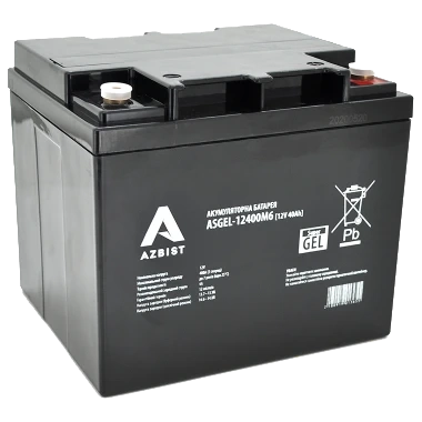 AZBIST Super GEL ASGEL-12400M6 12V 40Ah Акумуляторна батарея фото 1
