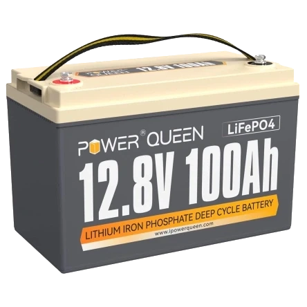 Power Queen LiFePO4 12V 100Ah H190 Акумуляторна батарея