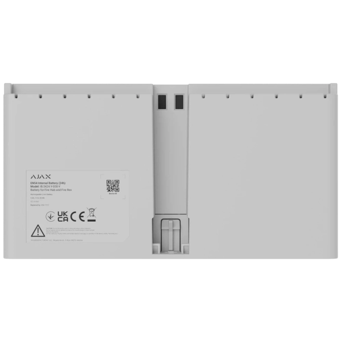 Ajax EN54 Internal Battery (24h) white для Fire Hub і Fire Rex Акумулятор