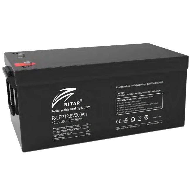 Ritar R-LFP12.8V200AH G1 з bluetooth Літієва акумуляторна батарея фото 1