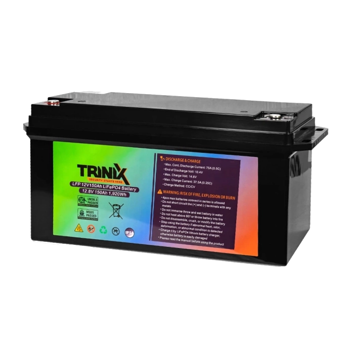 TRINIX 150 Ah 12V LiFePo4 Акумуляторна батарея фото 1