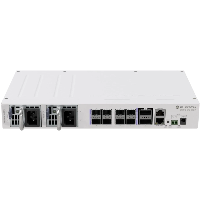 MikroTik CRS510-8XS-2XQ-IN Комутатор 10 портів керований фото 1