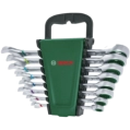 Bosch (1600A027PS) з тріскачкою 8 шт Набір ключів комбінованих фото 1