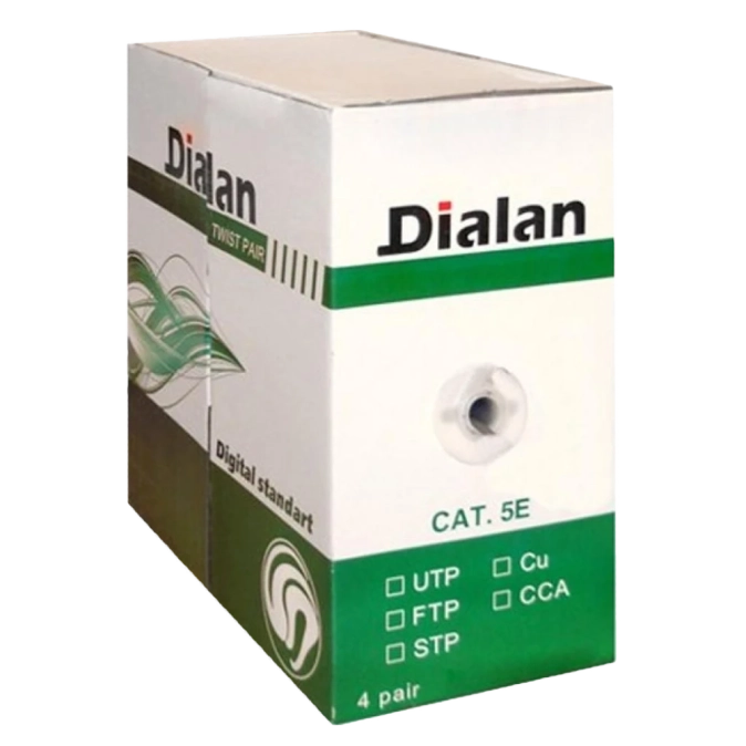 Dialan UTP Сat.5Е 4PR CU PE Outdoor 305 м Кабель фото 1