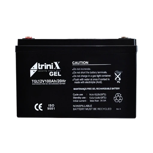 Trinix TGL12V100Ah/20Hr Акумулятор 12В 100А/год гелевий фото 1