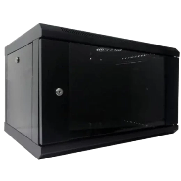 Hypernet WMNC-6U-FLAT-AC-BLACK Шкаф коммутационный настенный 6U 600x450 разборный