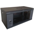 Hypernet WMNC-35-6U-FLAT-BLACK 6U 600x350 чорна Шафа коммутаційна фото 1