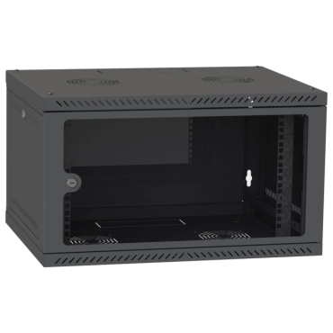 IPCOM СН-4U-060х035-ДС-9005 Шкаф телекоммуникационный стекло (RAL9005)
