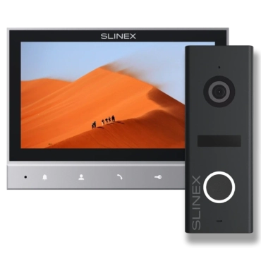 Slinex SK 7 Start (Slinex SK 7 grey + панель виклику ML-17HR graphite) Комплект відеодомофону