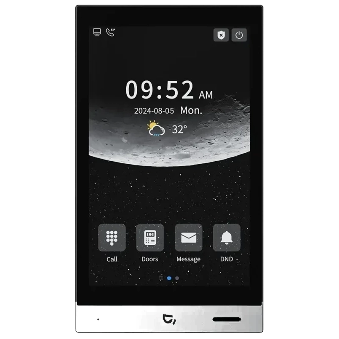 Dnake H616 White 8' Android 10 Відеодомофон фото 1