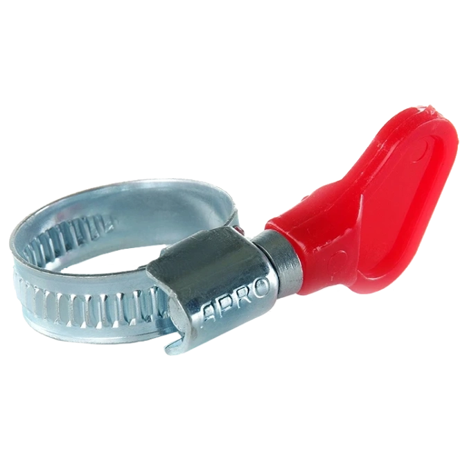APRO W1 16-25мм (50шт) Хомут черв'ячний з метеликом фото 1