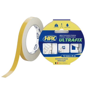 HPX DSU1205 ULTRAFIX 12мм х 5м Стрічка двохстороння