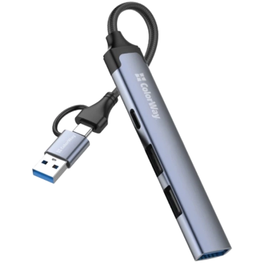 СolorWay CW-HUB06 USB2.0х2/USB3.0/USB-C2.0 USB хаб (док-станция)