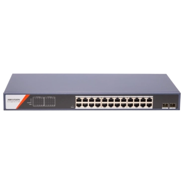 Hikvision DS-3E1526P-SI-24P2F Комутатор 24 порти керований