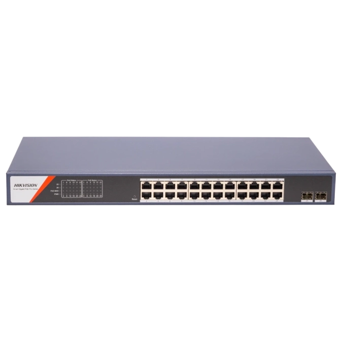 Hikvision DS-3E1526P-SI-24P2F Комутатор 24 порти керований фото 1