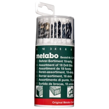 Metabo 18 предм. (627190000) Набор сверл